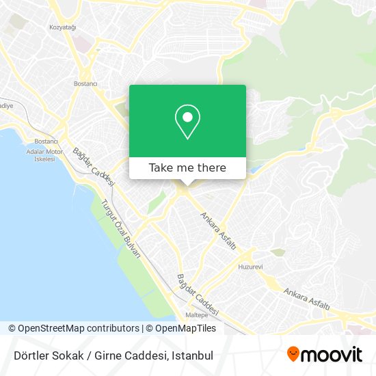 Dörtler Sokak / Girne Caddesi map