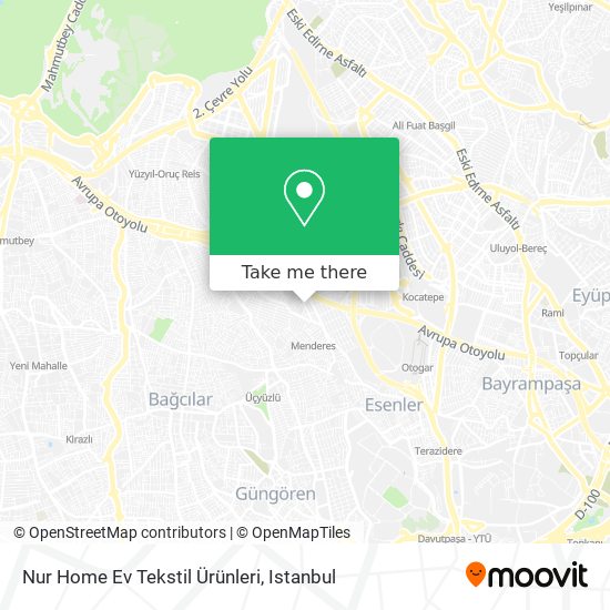 Nur Home Ev Tekstil Ürünleri map