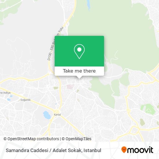Samandıra Caddesi / Adalet Sokak map