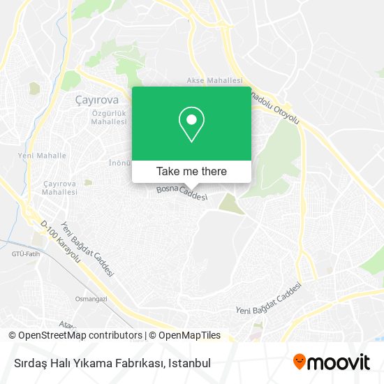 Sırdaş Halı Yıkama Fabrıkası map
