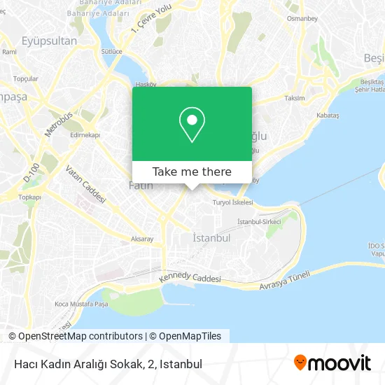 Hacı Kadın Aralığı Sokak, 2 map