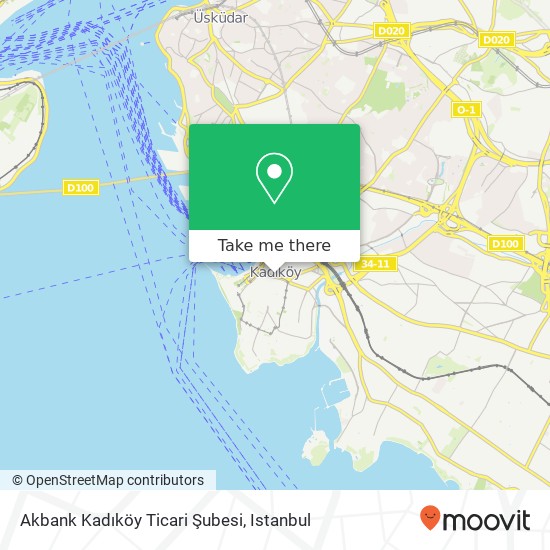 Akbank Kadıköy Ticari Şubesi map