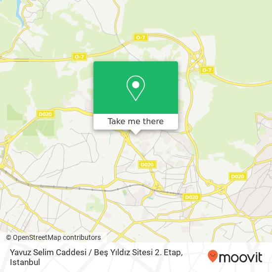 Yavuz Selim Caddesi / Beş Yıldız Sitesi 2. Etap map