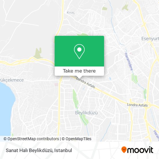 Sanat Halı Beylikdüzü map