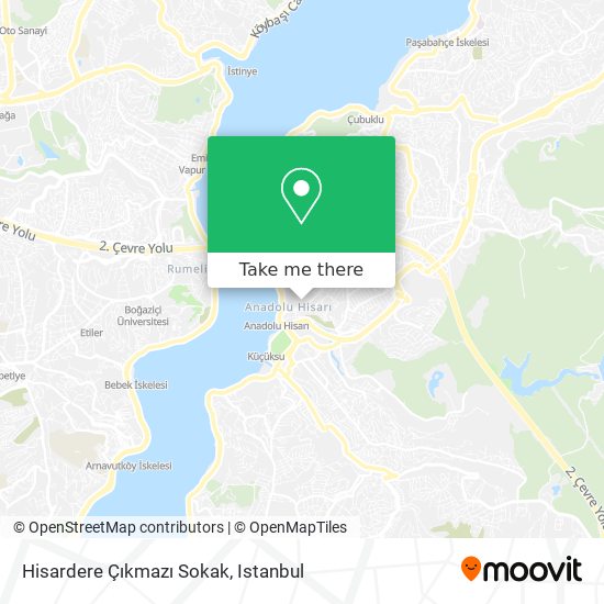 Hisardere Çıkmazı Sokak map