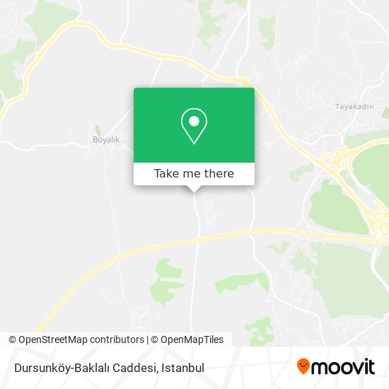Dursunköy-Baklalı Caddesi map