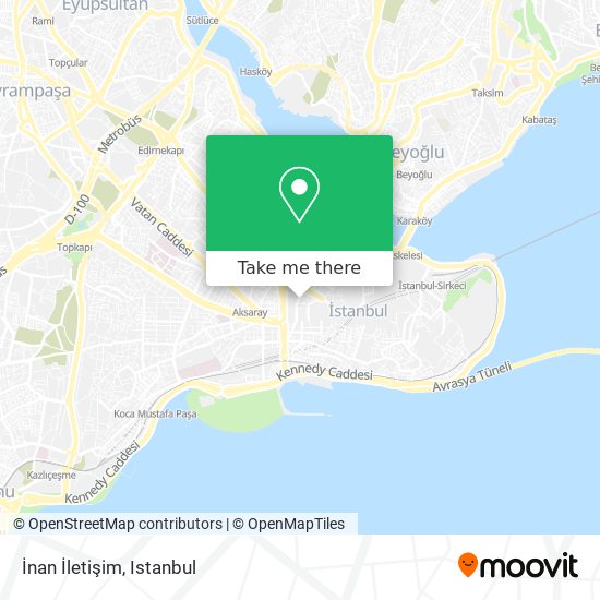 İnan İletişim map