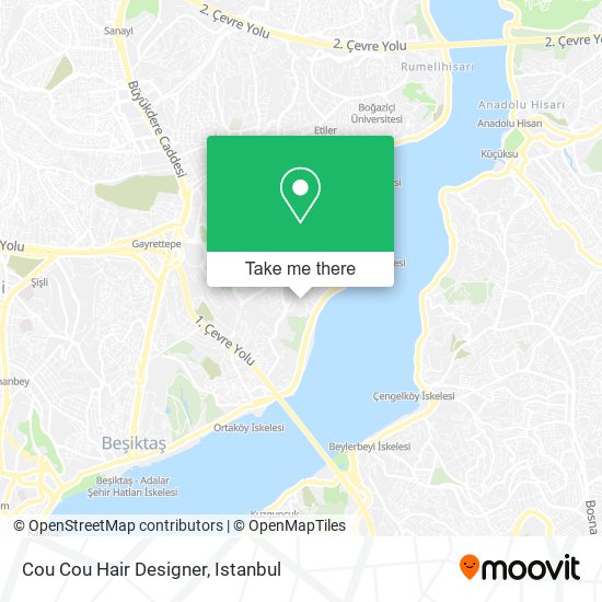 Cou Cou Hair Designer map