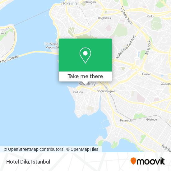 Hotel Dila map