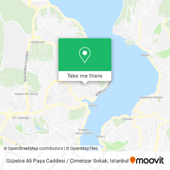 Güzelce Ali Paşa Caddesi / Çimenzar Sokak map