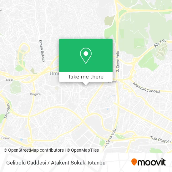 Gelibolu Caddesi / Atakent Sokak map