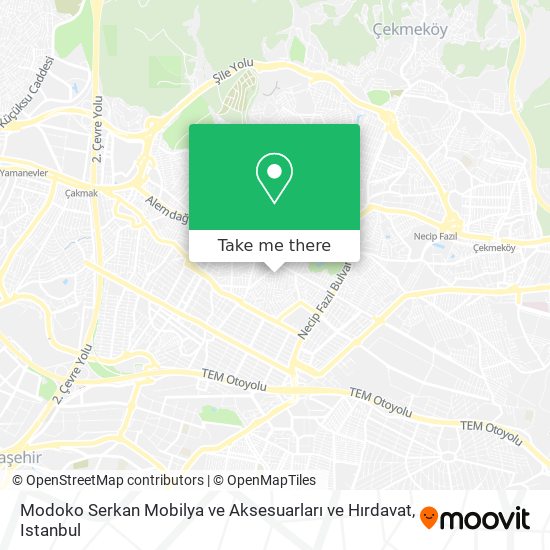 Modoko Serkan Mobilya ve Aksesuarları ve Hırdavat map