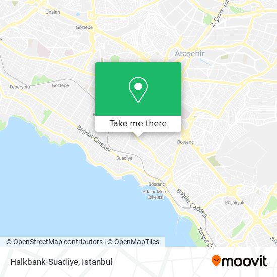 Halkbank-Suadiye map