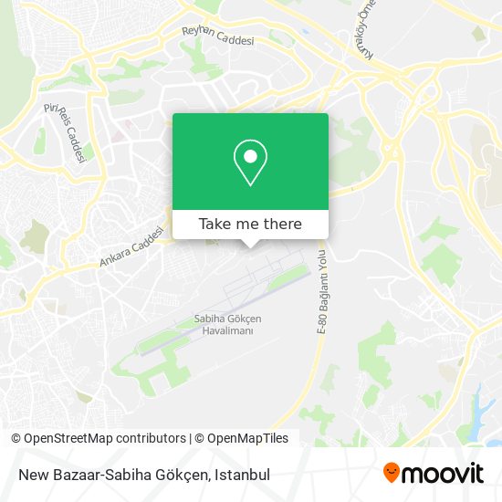 New Bazaar-Sabiha Gökçen map