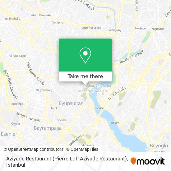 Aziyade Restaurant (Pierre Loti Aziyade Restaurant) map