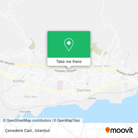 Çenedere Cad. map