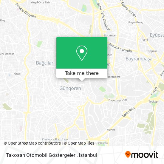 Takosan Otomobil Göstergeleri map