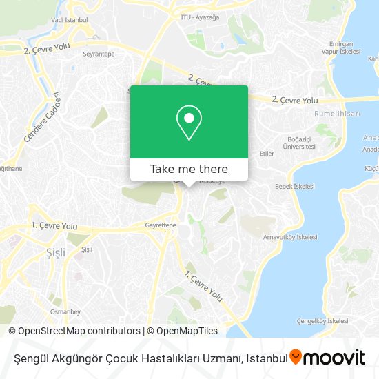 Şengül Akgüngör Çocuk Hastalıkları Uzmanı map
