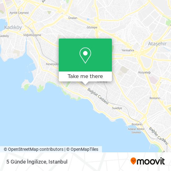 5 Günde İngilizce map