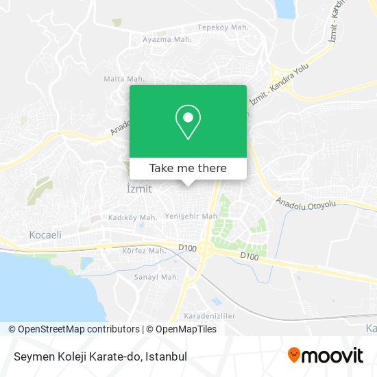Seymen Koleji Karate-do map