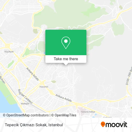 Tepecik Çıkmazı Sokak map