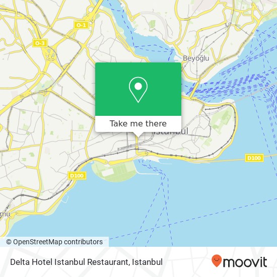 Delta Hotel Istanbul Restaurant map