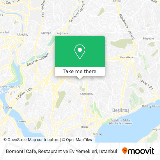 Bomonti Cafe, Restaurant ve Ev Yemekleri map