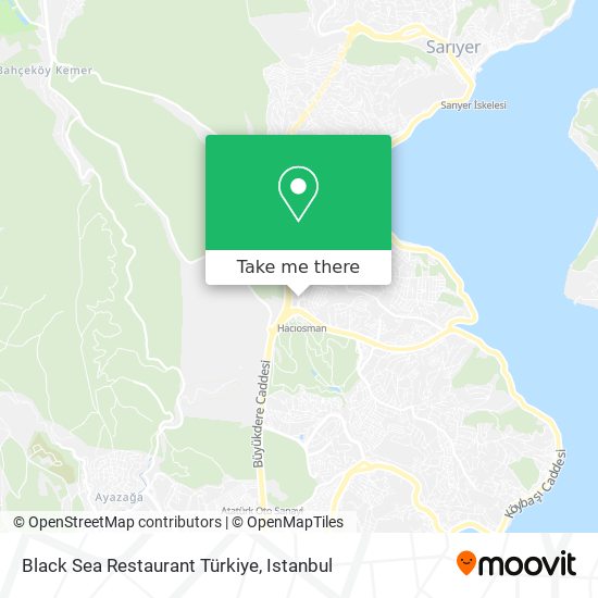 Black Sea Restaurant Türkiye map