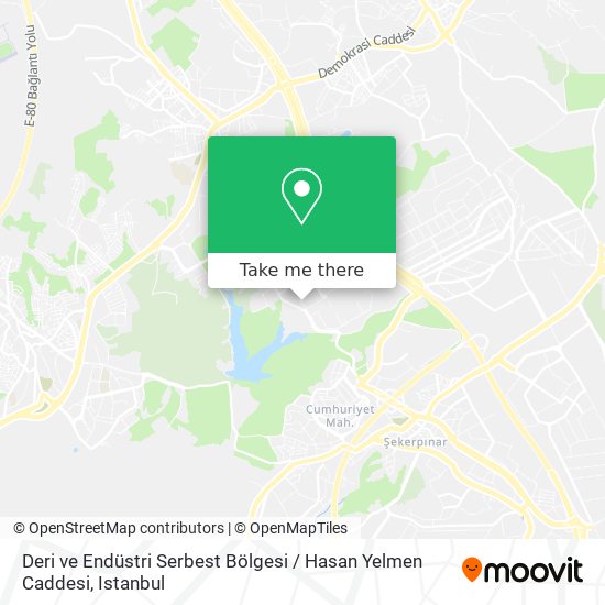 Deri ve Endüstri Serbest Bölgesi / Hasan Yelmen Caddesi map