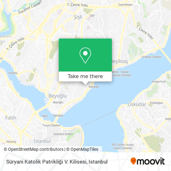 Süryani Katolik Patrikliği V. Kilisesi map