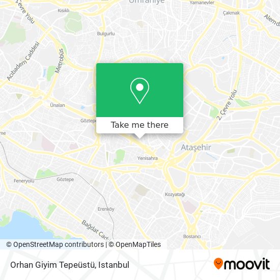 Orhan Giyim Tepeüstü map