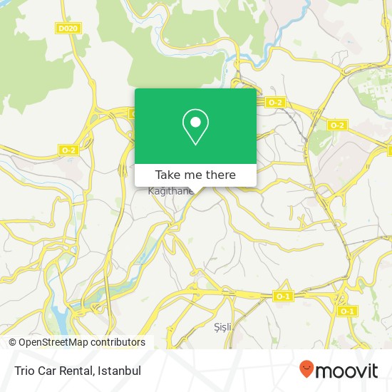 Trio Car Rental map