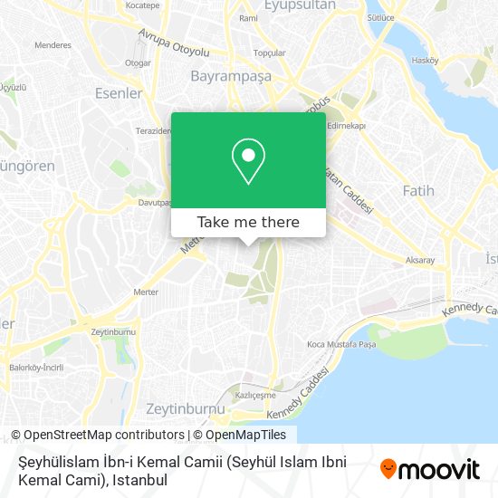 Şeyhülislam İbn-i Kemal Camii (Seyhül Islam Ibni Kemal Cami) map