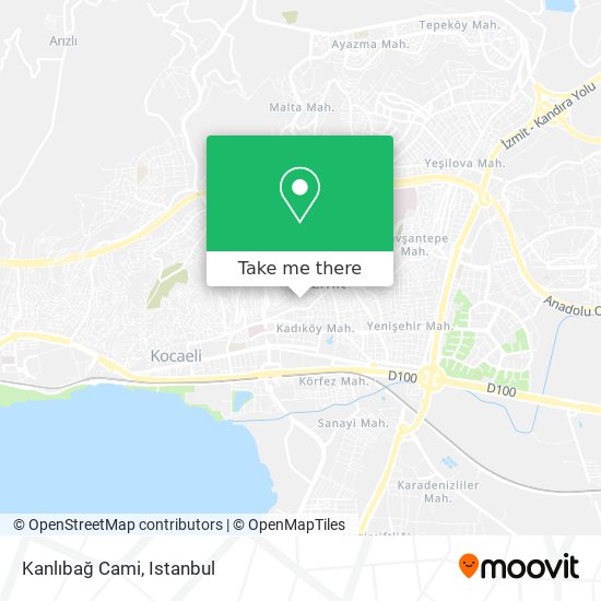 Kanlıbağ Cami map