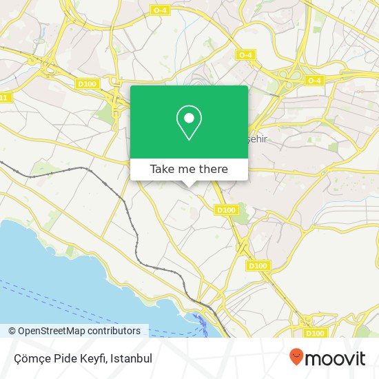 Çömçe Pide Keyfi map