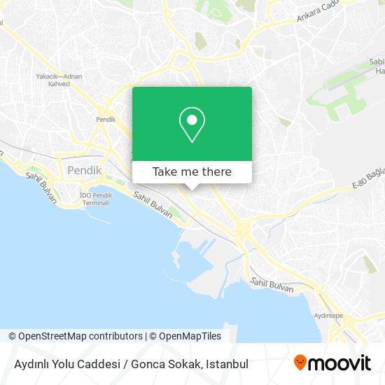 Aydınlı Yolu Caddesi / Gonca Sokak map
