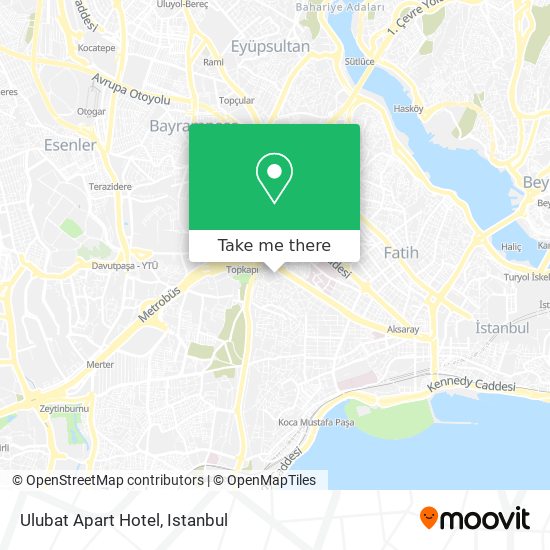 Ulubat Apart Hotel map