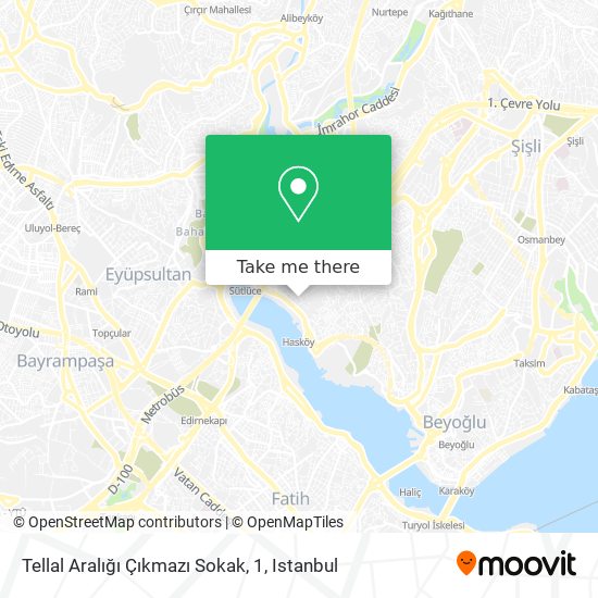 Tellal Aralığı Çıkmazı Sokak, 1 map