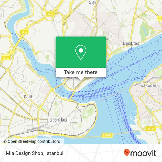 Mia Design Shop map