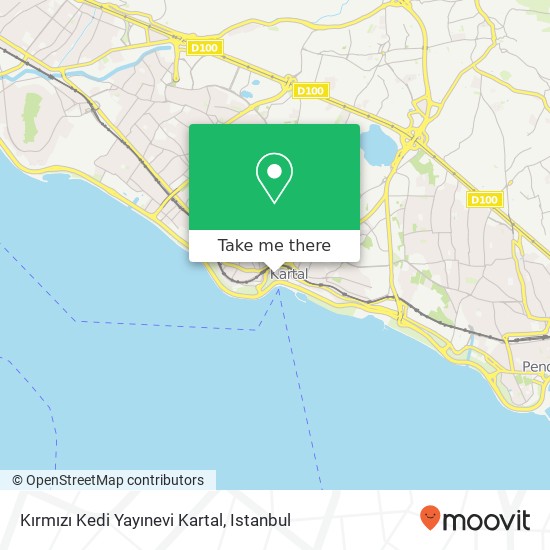 Kırmızı Kedi Yayınevi Kartal map