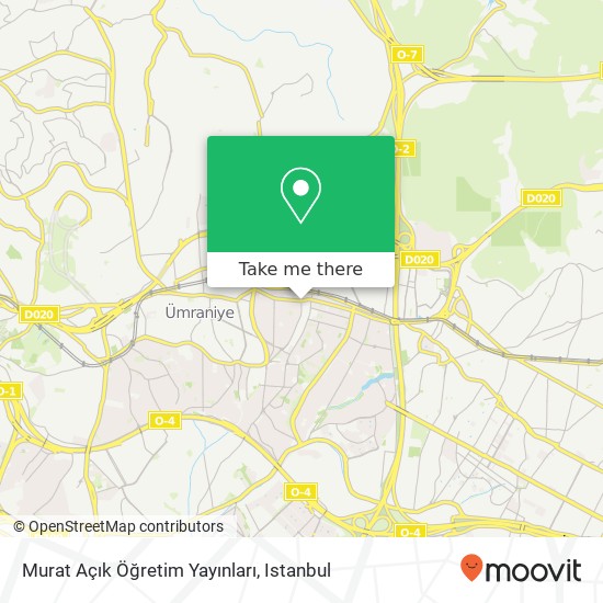 Murat Açık Öğretim Yayınları map