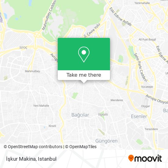 İşkur Makina map