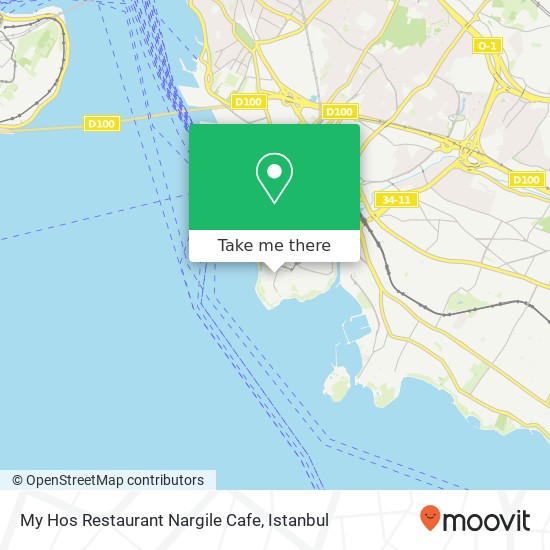 My Hos Restaurant Nargile Cafe map