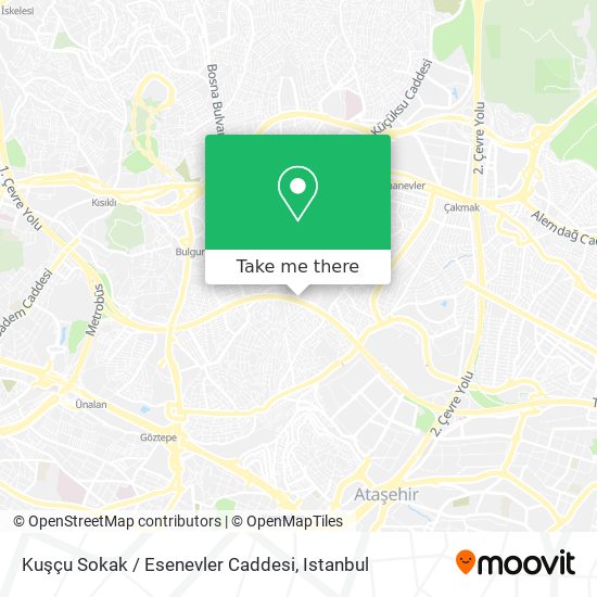 Kuşçu Sokak / Esenevler Caddesi map