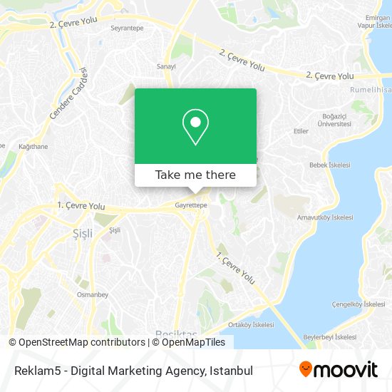 Reklam5 - Digital Marketing Agency map