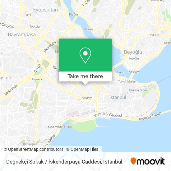 Değnekçi Sokak / İskenderpaşa Caddesi map