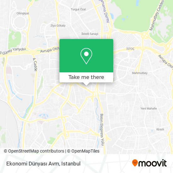 Ekonomi Dünyası Avm map