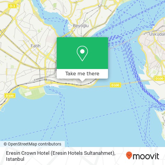 Eresin Crown Hotel (Eresin Hotels Sultanahmet) map