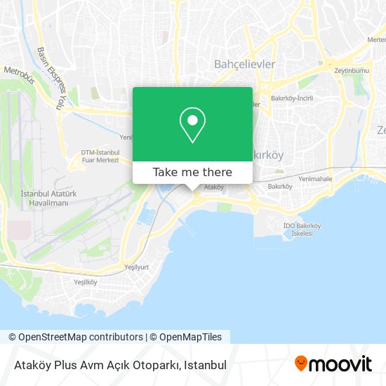 Ataköy Plus Avm Açık Otoparkı map