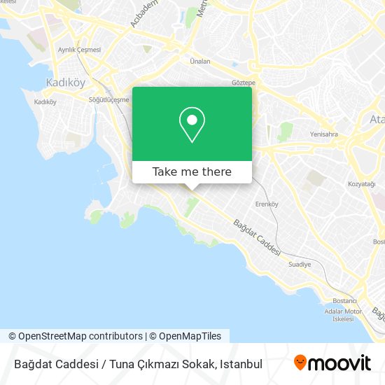 Bağdat Caddesi / Tuna Çıkmazı Sokak map